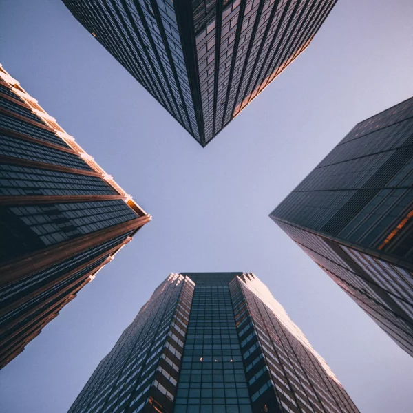 Building entreprise vu du bas secteur - Finance et assurance